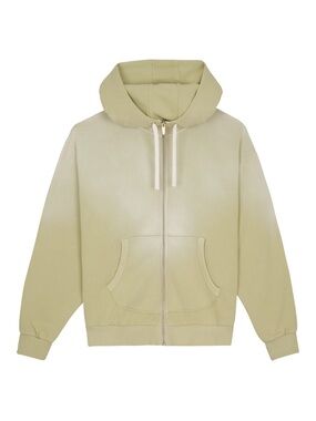 Brain Dead Zip-Up Hoodie Sand